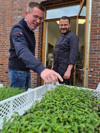 Chefkoch Boris schwört auf beste Kresse aus Glücksburg. Vor allem die Hanf-Greens machen jeden Teller zum Hingucker und die Sorte gehört zu den nährstoffreichsten Greens überhaupt.🌱 Hanf-Microgreens = kleines Blatt, große Wirkung💪 Pflanzliches Protein
❤️ Gute Omega-Fettsäuren
🛡️ Antioxidativ
⚡ Vitamine & Mineralstoffe➡️ Frisch, nährstoffreich & perfekt für eine gesunde Ernährung.#Microgreens #gesundessen #kundenlover #gastrolover #guteküche